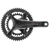 Campagnolo Record 12x Carbon road bike crankset with high-performance components and lightweight carbon crank arms.