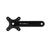 SunRace FCM800 MTB single crankset with narrow-wide chainrings and square taper bottom bracket for mountain biking components