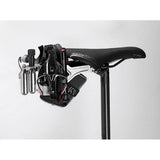 Black Elite Skekane rear mount system rack for triathlon bike storage, designed as a durable accessory for bike transport.