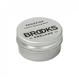 Brooks Proofide Silver leather saddle conditioner and protector 30ml, showing the silver leather bottle and applicator.