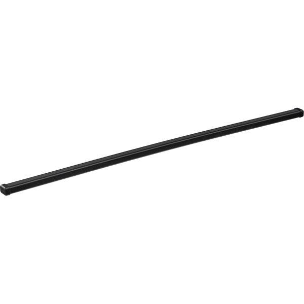Thule 762 SquareBar 135 cm roof bars with durable steel base, designed for secure roof rack attachment on vehicles.