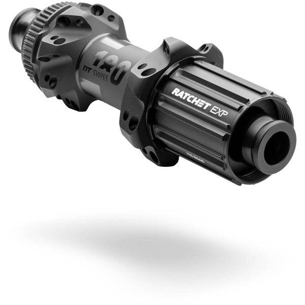 DT Swiss 180 Straight Pull Rear Disc Hub with Center-Lock, 142x12mm Shimano Road, black, 24H mountain bike component