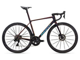 Giant TCR Advanced SL 0 DA road bike with Shimano Dura-Ace Di2 gears and aerodynamic frame design, ready for racing.