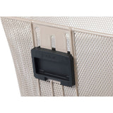 Aztec Panniers & Bags - Bilbao front bicycle basket KF nude metallic