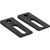 Pair of Profile Design Aerobar armrest pad wedges with 2.5° tilt for enhanced cycling comfort and ergonomic support.
