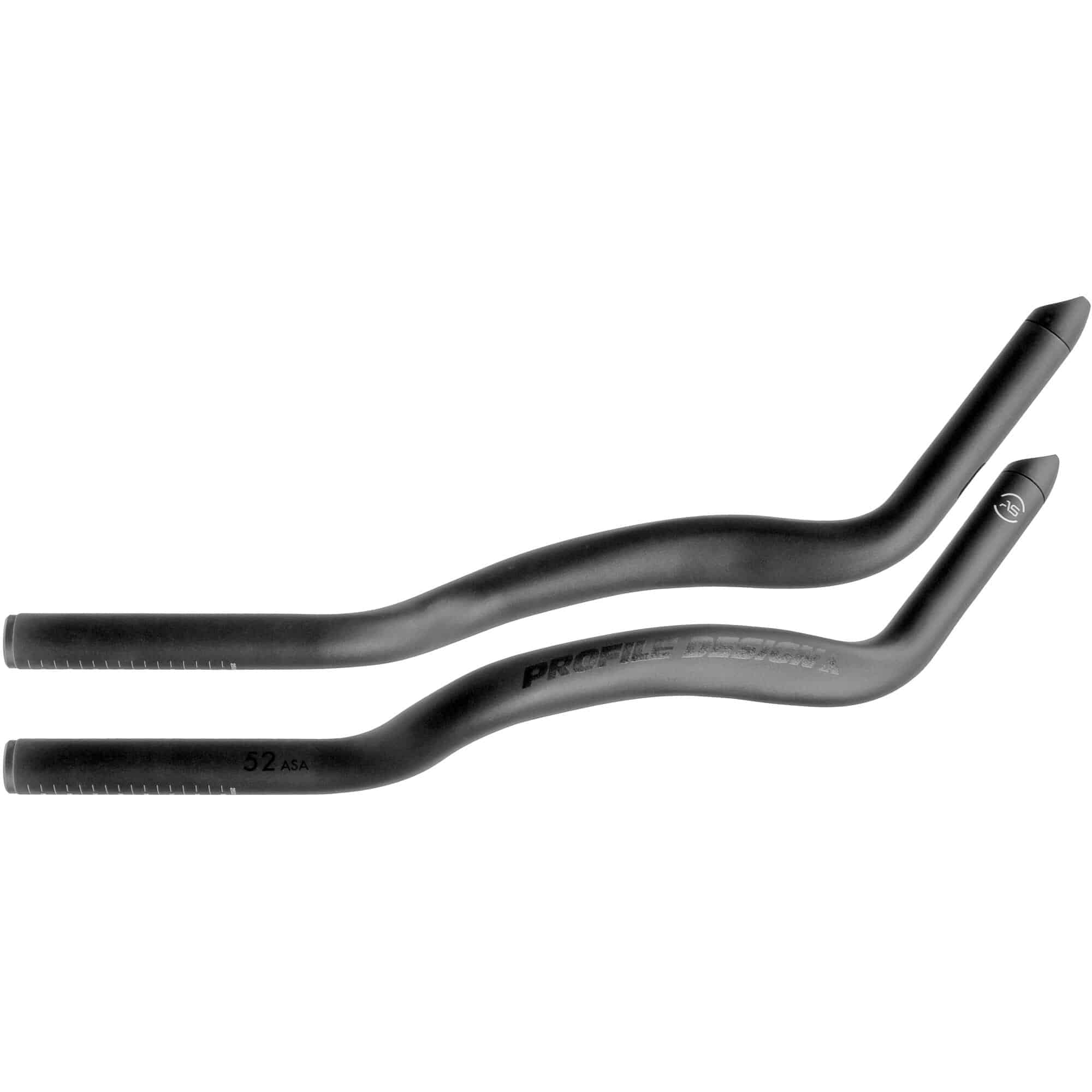 Profile Design ASA Alu Aero Bar Extensions, 340mm length, 22.2mm diameter, lightweight aluminum bike components for aero bars.