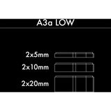 Profile Design A3A Low Riser Kit for Wing20C+ and Wing Ultimate aerobars, includes 5, 10, and 20mm component options.