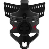 Profile Design HSF BTA Aerobar hydration system with Garmin mount for cycling, showing the aerodynamic hydration setup on the bike.