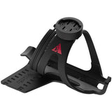 Profile Design HSF BTA Aerobar hydration system with Garmin mount for cycling, showing sleek aerodynamic design and hydration tubes.
