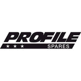 Profile Design 24 Series rear wheel axle, bike component for rear hub replacement, durable metal bicycle part.