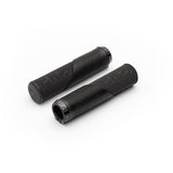 Black PRO SlickRock Lock On Grips with flanges, 130x32mm, designed for downhill and enduro mountain biking components.