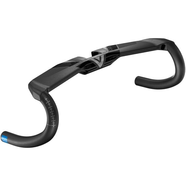 PRO VIBE Aero Carbon 31.8mm compact road handlebar for Shimano Di2, with ergonomic design and lightweight carbon construction.