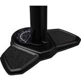 PRO Competition Floor Pump with dual head for Presta and Schrader valves, 160 PSI gauge, durable bike pump accessory