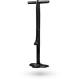 PRO Competition Floor Pump with dual head for Presta and Schrader valves and 160 PSI gauge, ideal for bike tire inflation.