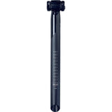 PRO Vibe alloy seatpost for bikes, Di2 compatible, with inline and layback options, featuring sleek metal construction and mounting hardware.