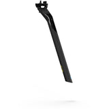 PRO Vibe Carbon seatpost, 27.2mm diameter, 350mm length with 0-15mm layback and Di2 integration, showing sleek black carbon finish