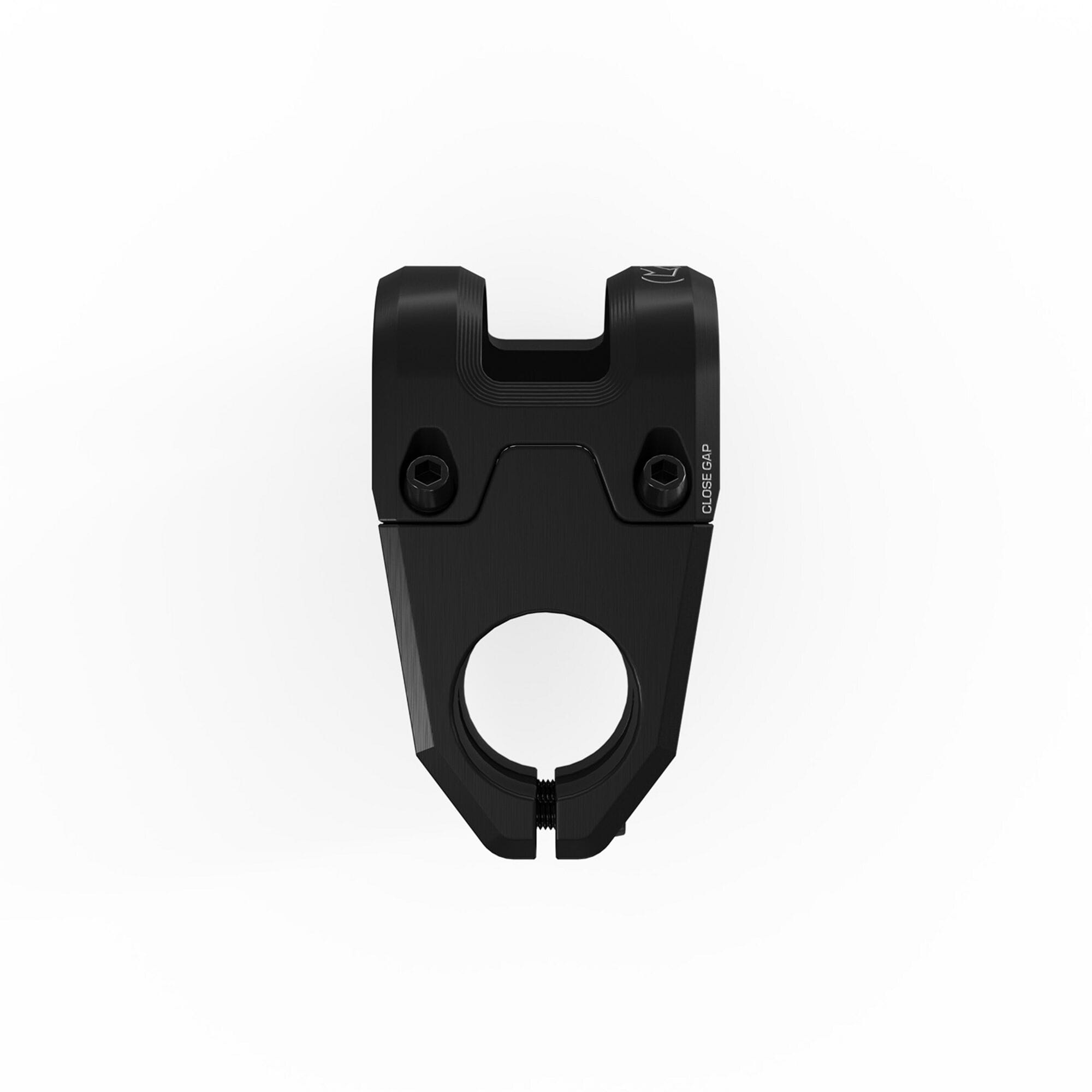 PRO Tharsis Alloy Stem 35mm clamp for aggressive trail and enduro riding, showing the sleek, durable component with clamp securely attached.