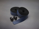 Cycling handlebar tape by PRO with gel backing and alloy end caps, designed for comfortable gripping and bike control.