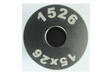 Enduro Bearings MR1526 inner guide for EB8420 bearing press, black component for precise bearing installation.