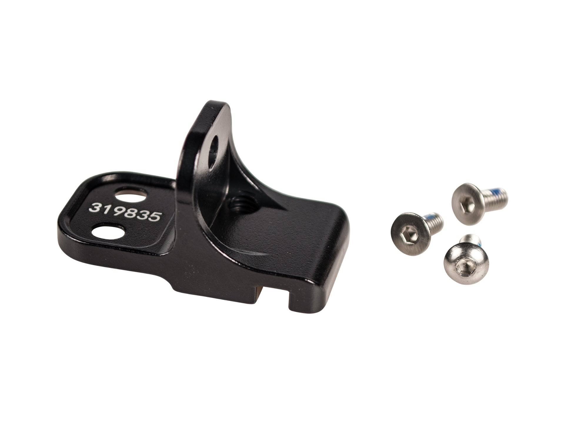 Trek MTB front derailleur hanger replacement part, high direct mount component for mountain bike bike repair.