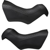 Pair of Shimano Dura-Ace ST-R9170 brake lever bracket covers, genuine replacement components for road bike shifters.