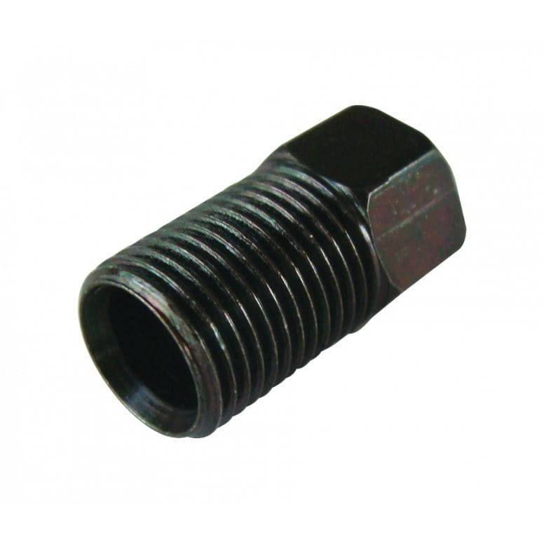 Jagwire Hayes brake compression nut 10-pack brass cable connectors for bicycle brake systems, showing metallic connectors on a white background.