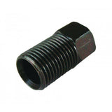 Jagwire Hayes brake compression nut 10-pack brass cable connectors for bicycle brake systems, showing metallic connectors on a white background.