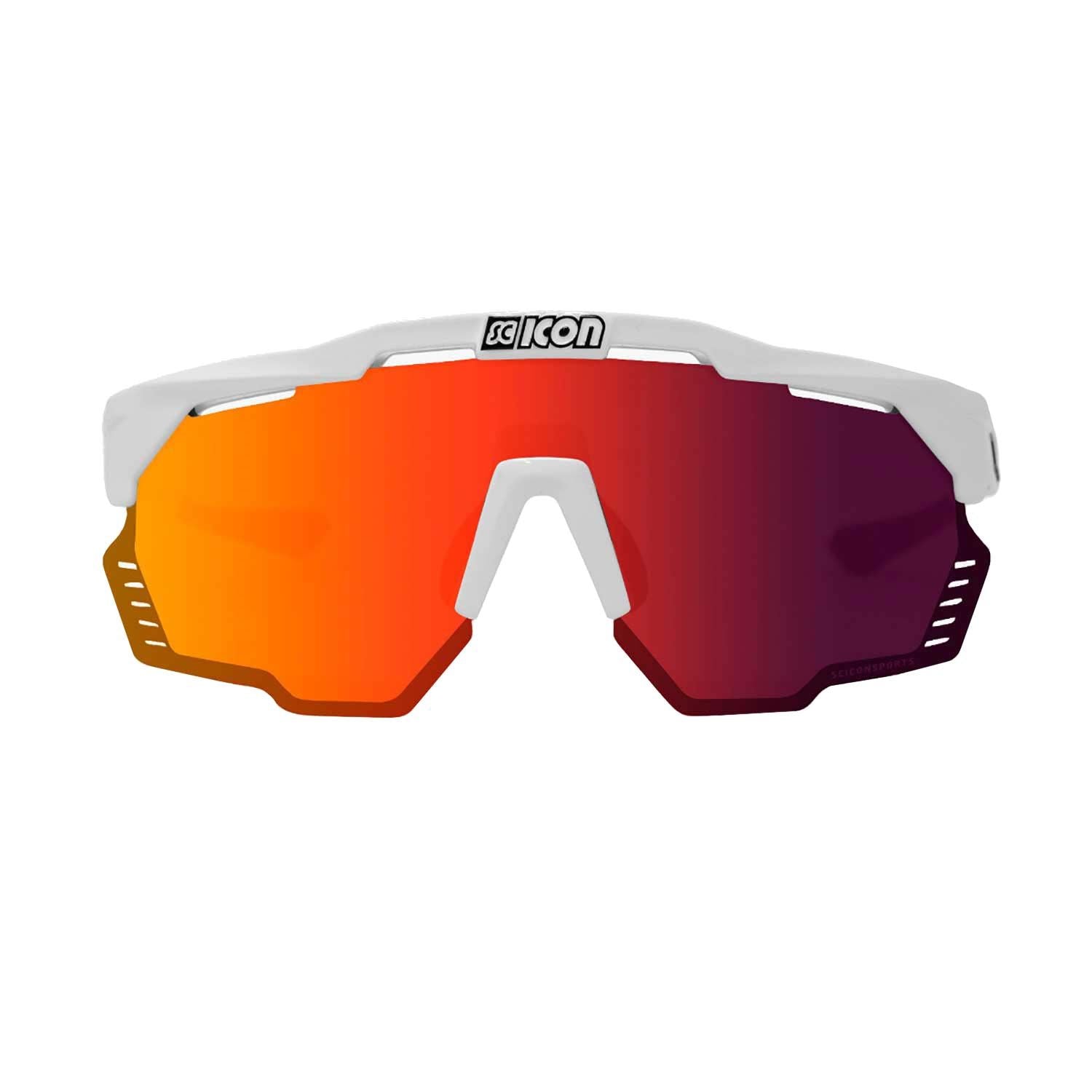 Scicon Sports Aeroshade Kunken SCNPP MultiMirror Red/Wht Gloss Eyewear | Swinnerton Cycles