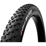 Vittoria Barzo Rigid 29x2.1 MTB tire for cross-country trails, mounted on a mountain bike wheel, showcasing tread pattern.