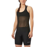 Giro Women's Chrono Sport halter bib shorts with breathable mesh and UPF 50+ sun protection, designed for cycling comfort.