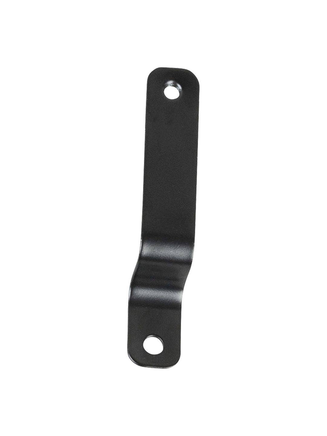 Trek 79mm black chainstay bracket for bike frame replacement, durable component for bike maintenance and repair.