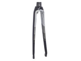 Trek 2017 Domane SLR 8 road bike forks with disc and rim brake compatibility, lightweight carbon components for performance cycling