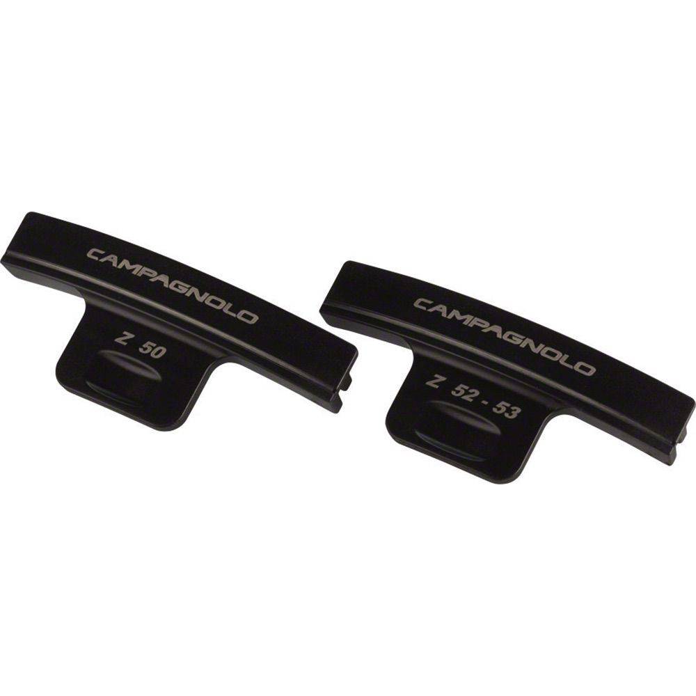 Campagnolo front derailleur alignment tool used for precise workshop setup and adjustment of bicycle derailleurs.