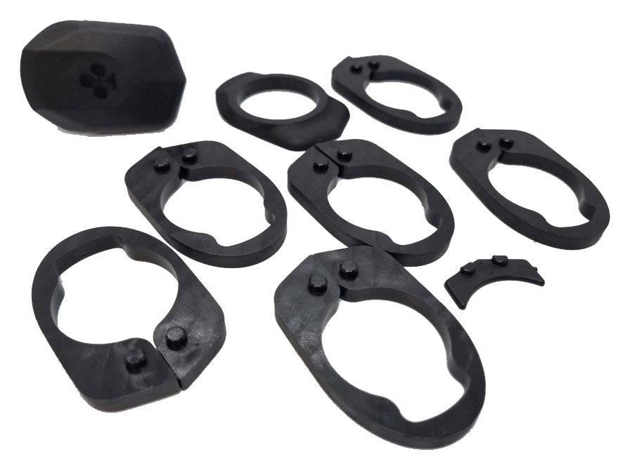 Colnago CC01 handlebar spacers and top caps for custom fit and steering stability, shown with components on a bicycle.