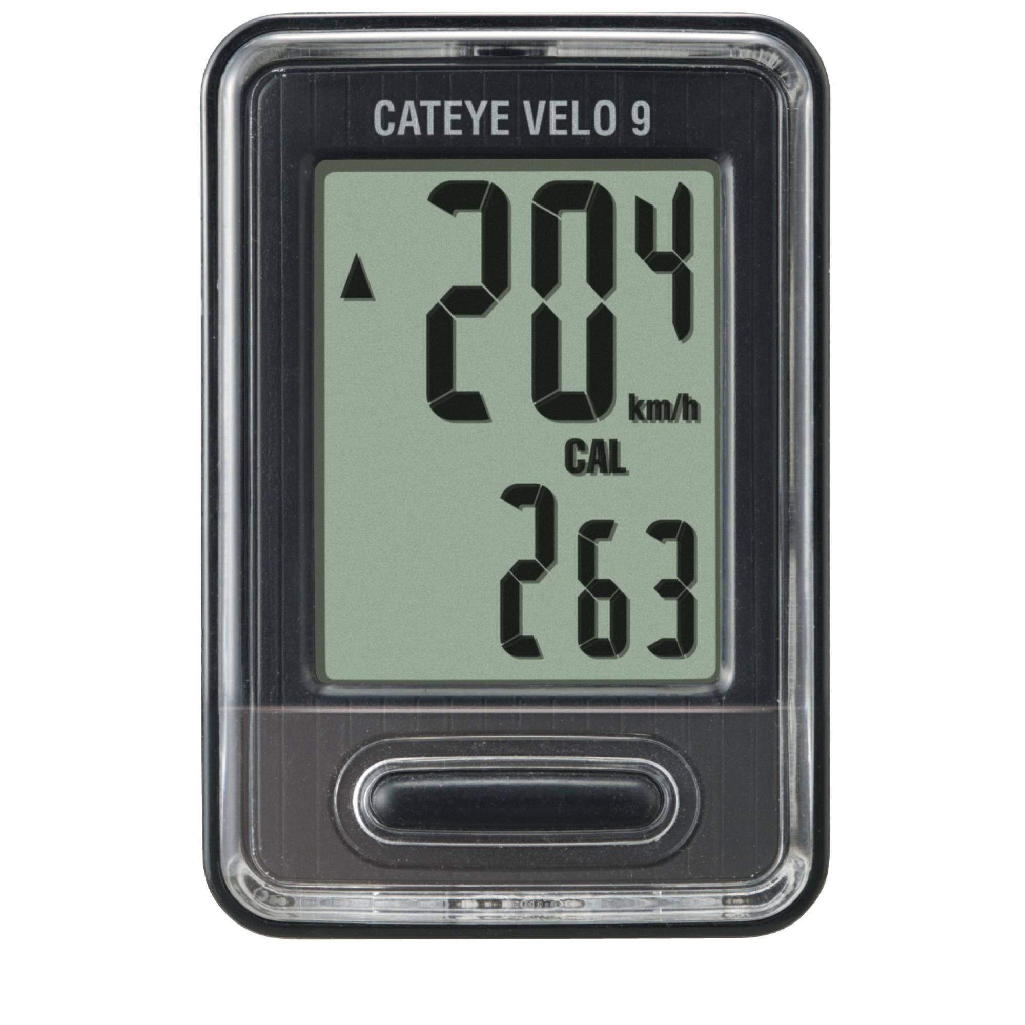 Cateye Computers & GPS - Velo 9 Wired Cycle Computer | Swinnerton Cycles