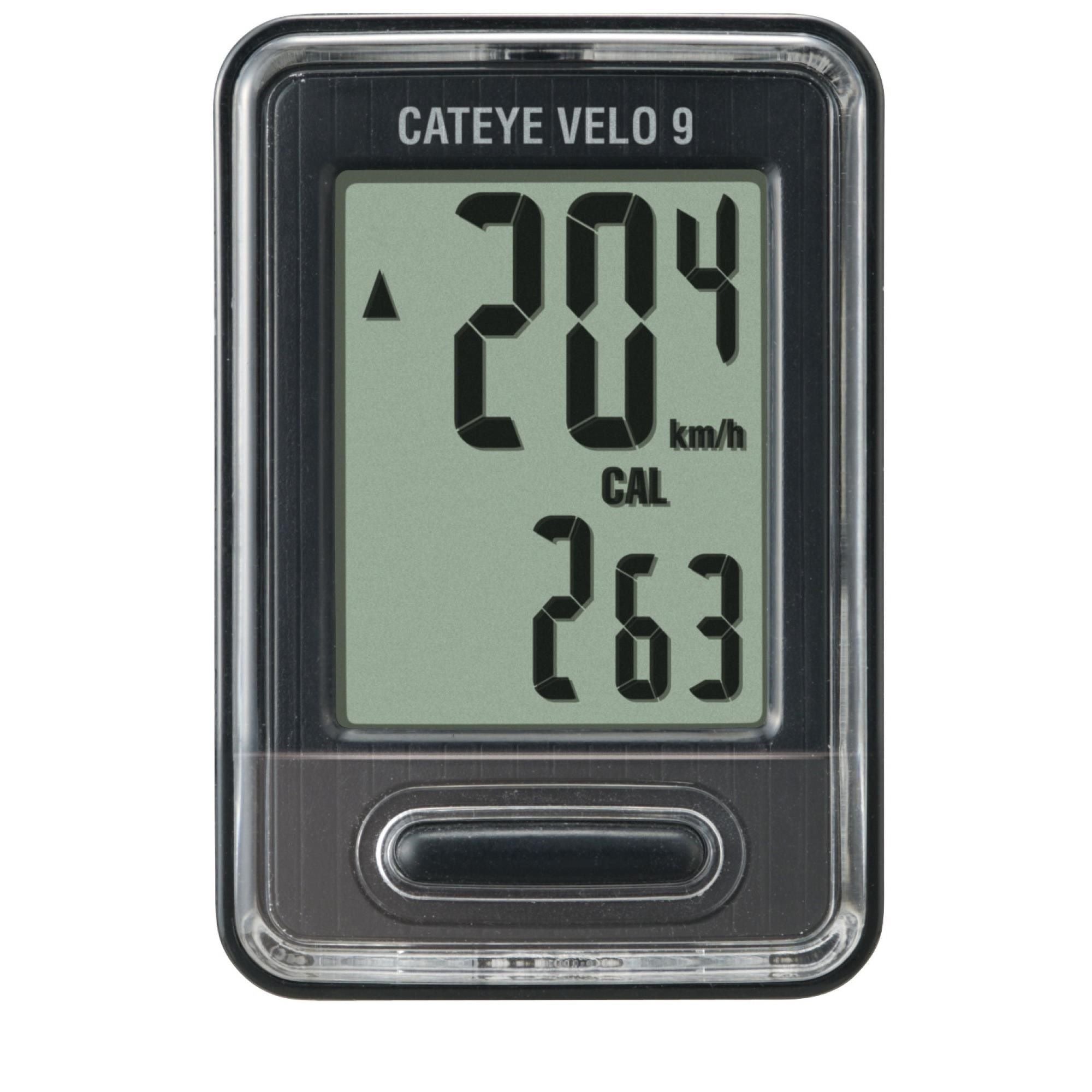 Cateye Computers & GPS - Velo 9 Wired Cycle Computer | Swinnerton Cycles