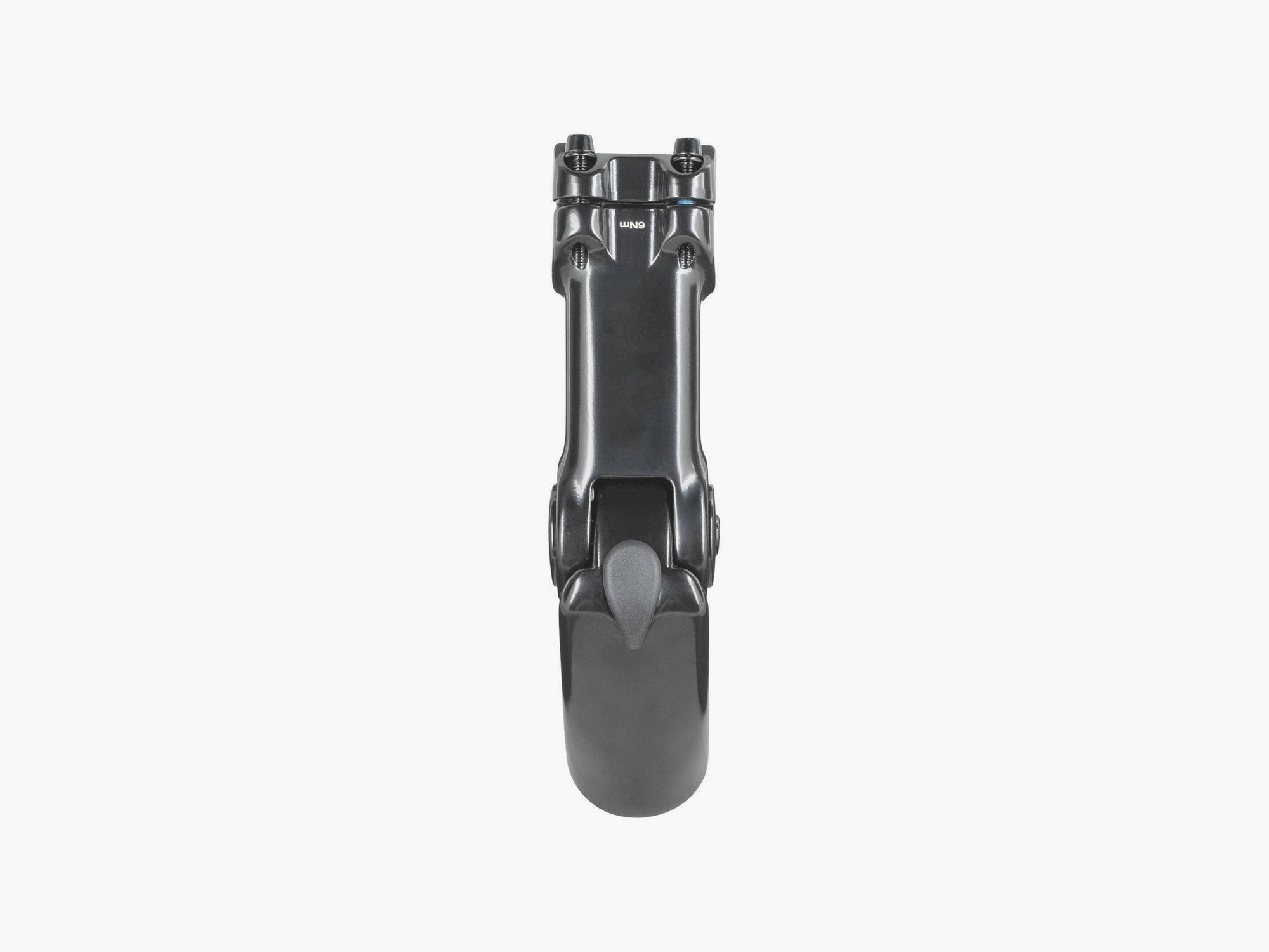 Bontrager adjustable threadless stem for bike handlebars, showcasing a sleek component with precise steering and customizable fit.