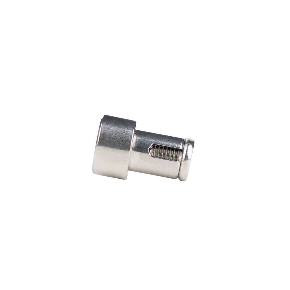 Fazua Ride 50 spoke magnet component for e-bike sensor signal and transmission system, mounted on a bicycle wheel spoke.
