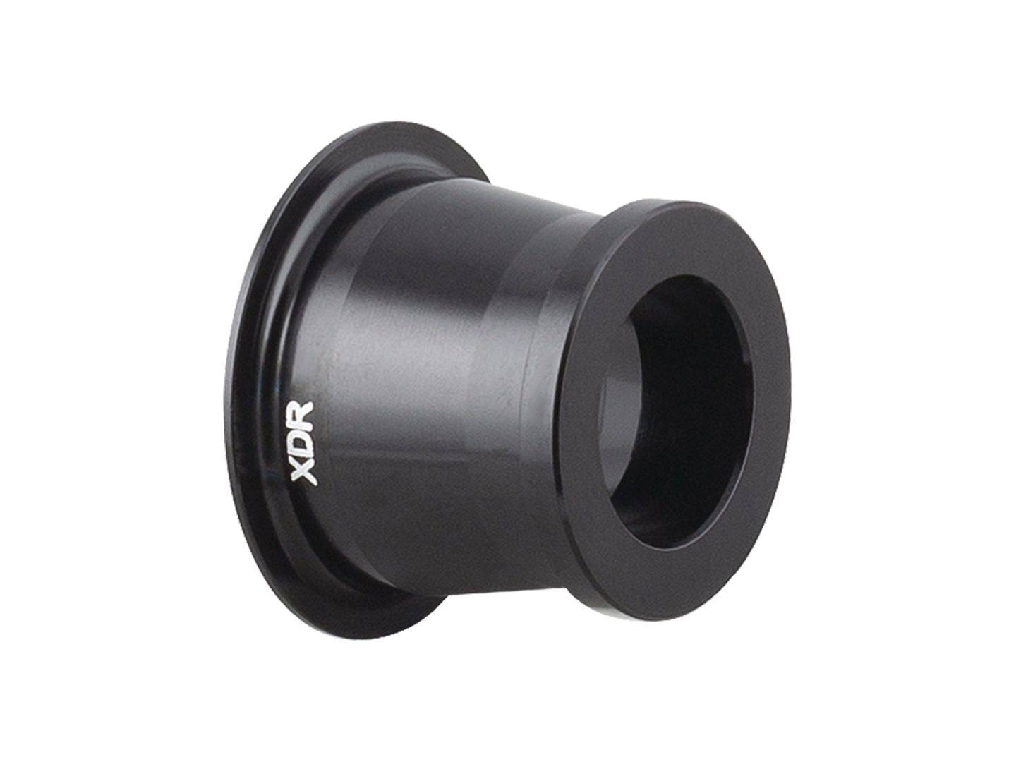 Bontrager Ratchet EXP road bike axle end cap in black for 12mm drive side, 142mm old front or rear wheel component