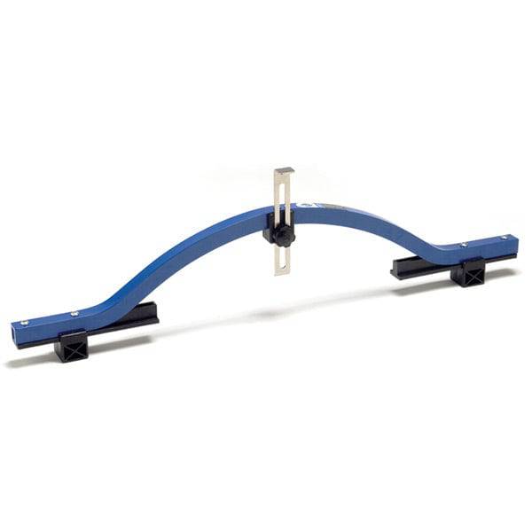 Park Tool WAG-4 professional wheel alignment gauge for 16-29 inch wheels, used in workshop settings for accurate bike wheel alignment.