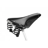 Brooks Flyer saddle with sprung suspension designed for comfortable mountain biking and long-distance rides