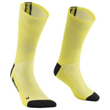 Mavic Essential high cycling socks with breathable fabric, cushioning, and antimicrobial properties, designed for comfort during rides.