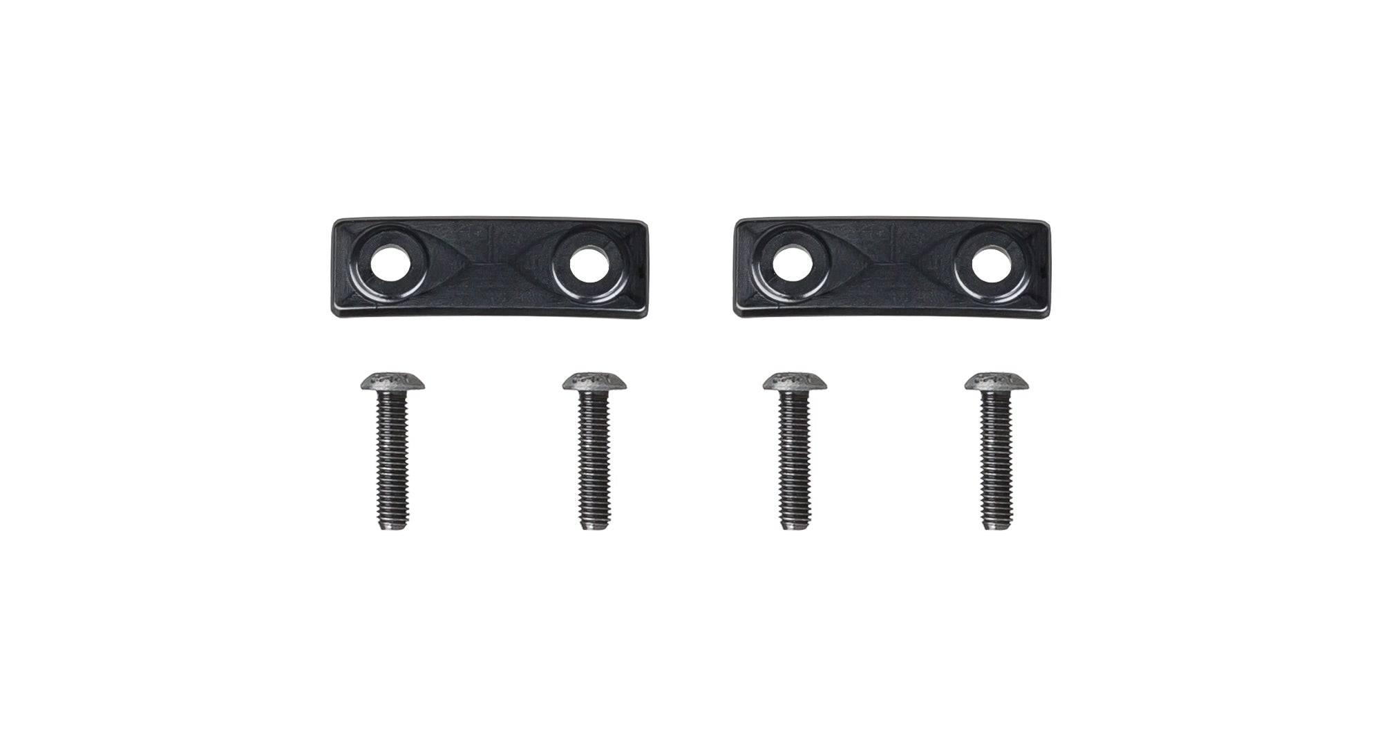 Trek Powerfly 2019 battery retention kit with black M5 x 30mm components for RIB system on e-bike.