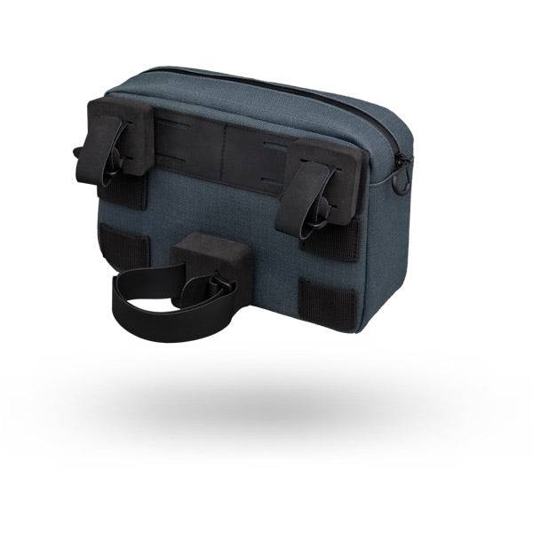 PRO Discover Compact 2.5L waterproof handlebar bag with reflective details, designed for bike accessories and outdoor cycling.