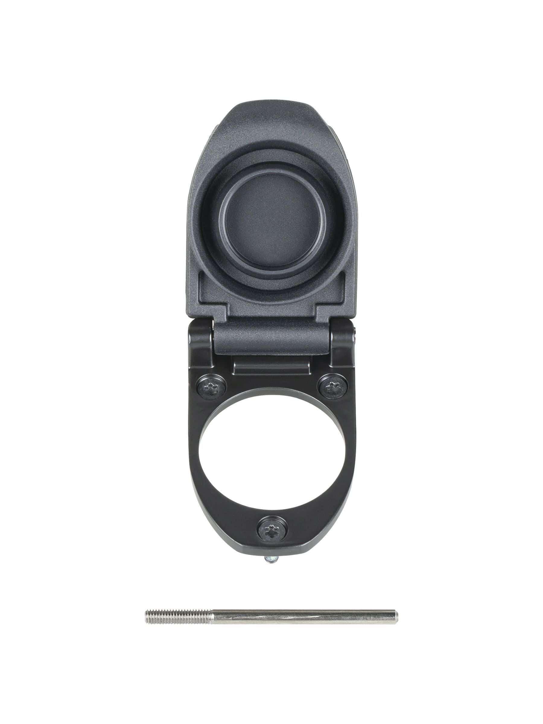 TQ black charge port cover set for e-bike, protective components designed to block dust and debris from the charging port.