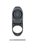 TQ black charge port cover set for e-bike, protective components designed to block dust and debris from the charging port.