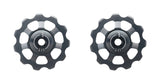 BBB BDP-21 AluBoys 11T grey jockey wheels for Shimano, SRAM, Campagnolo components, featuring lightweight aluminum construction.