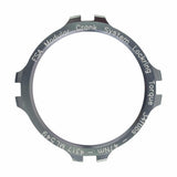 FSA Modular Crank Lock Ring for secure installation of bike cranksets, shown close-up of the component on a bike crankset.