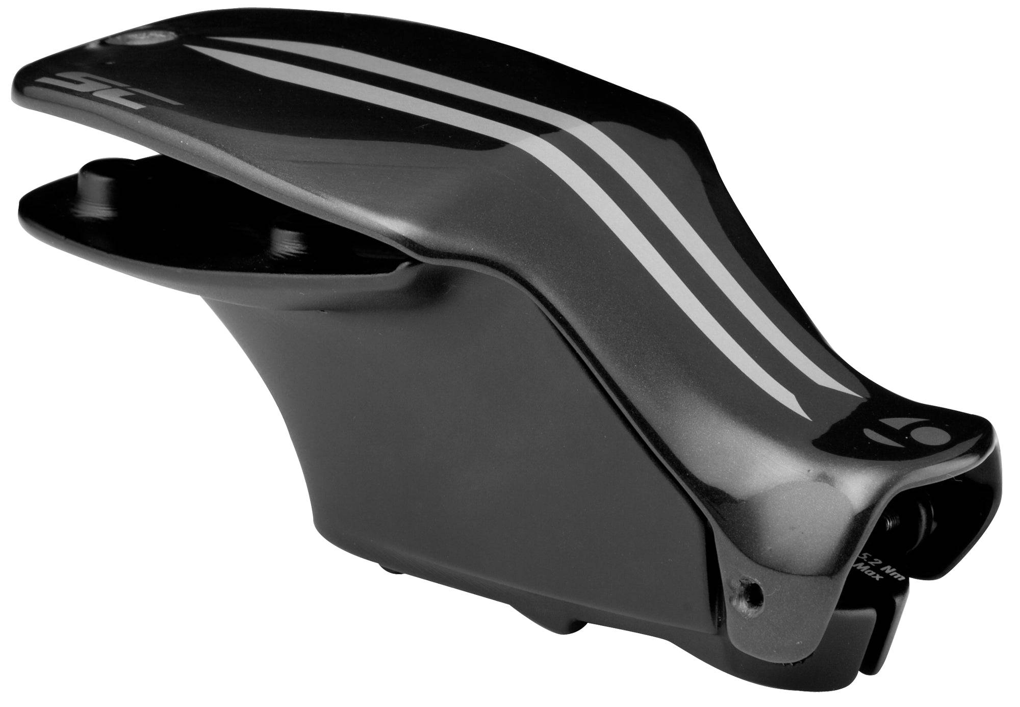 Bontrager Speed Concept Gen 1 Race X Lite 45° x 100mm bike stem in black, showing the sleek design and brand logo.