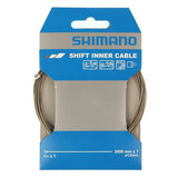 Shimano MTB tandem stainless steel gear inner wire cable, 1.2mm diameter, 3000mm length, for road and mountain bike components.